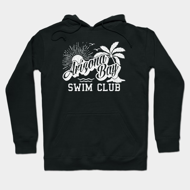 Arizona Bay Swim Club White Hoodie by erock